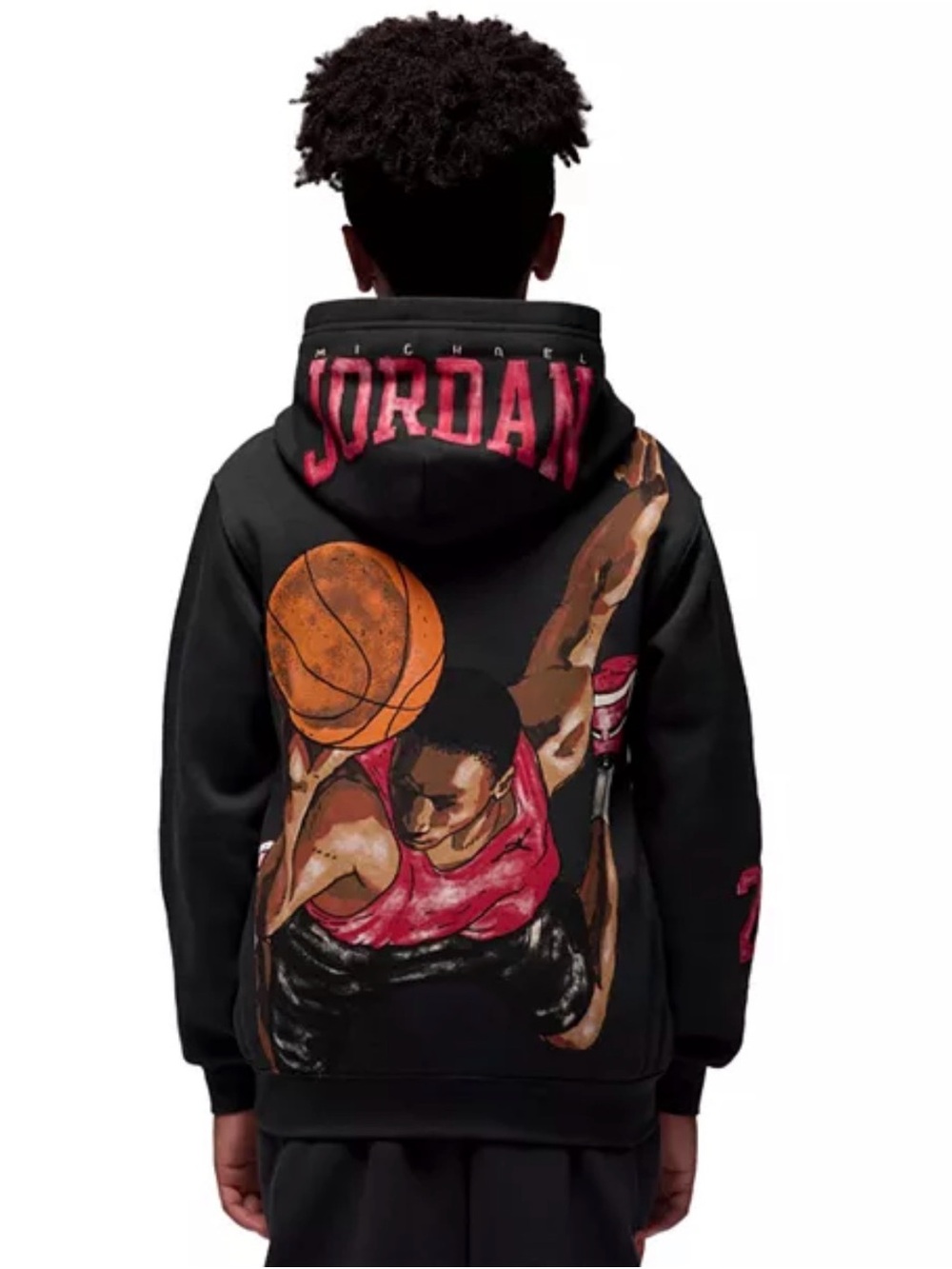 JORDAN Boys' Sketch Pullover Hoodie XL 13-15 Years Dark Grey SOLD OUT